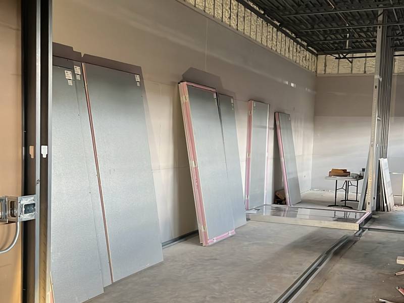 Insulated panels ready to assemble