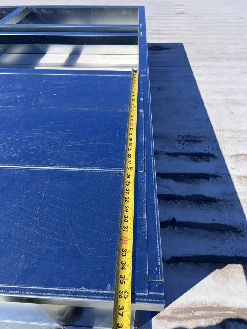 Measuring the adapter to match the new unit